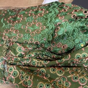 Elegant Green Lace fabric 2 bags